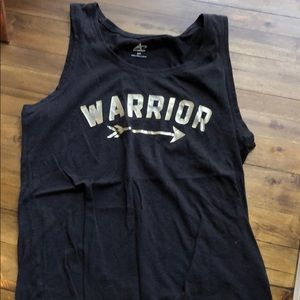 Warrior athletic workout top